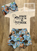 Power Is In The Hook - Baby or Toddler Complete Outfit