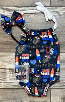 Independence Romper - Baby Complete Outfit