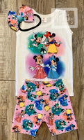 Princesses Disney Epcot - Baby or Toddler Complete Outfit
