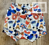 July 4th Mickey Minnie Baby or Toddler Complete Outfit