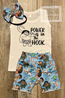 Power Is In The Hook - Baby or Toddler Complete Outfit