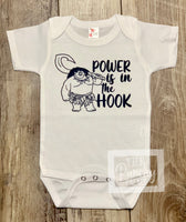 Power Is In The Hook - Baby or Toddler Complete Outfit