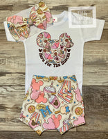 Here For The Snacks - Baby or Toddler Complete Outfit