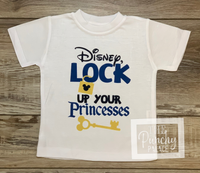 Lock Up Your Princesses Baby and Toddler Tee and Shorts Set / Infant and Toddler Boys