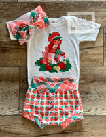 Strawberry Shortcake - Baby or Toddler Complete Outfit
