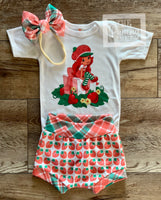 Strawberry Shortcake - Baby or Toddler Complete Outfit