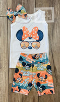 Disney Minnie Shades - Baby or Toddler Complete Outfit