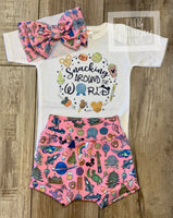 Snacking Around the World Epcot - Baby or Toddler Complete Outfit