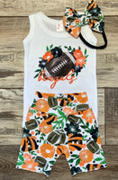 
              Bengals Football Girls Outfit - Baby or Toddler Complete Outfit
            
