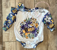 
              Vikings Tee Shirt Baby or Toddler Romper / Baby Romper / Toddler Romper / Fall Outfit
            