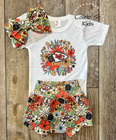 
              Chiefs Football Girls Outfit - Baby or Toddler Complete Outfit
            