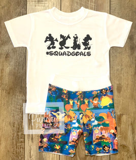 Disney Squad Best Day Ever Baby Boy and Toddler Tee and Shorts Set / Infant and Toddler Boys