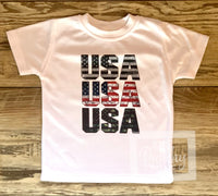 
              USA USA USA Baby and Toddler Tee and Shorts Set / Infant and Toddler Boys
            