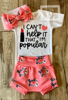 
              I Can't Help That I'm Popular Mean Girls - Baby or Toddler Complete Outfit
            