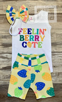 
              Feeling Berry Cute - Baby or Toddler Complete Outfit
            