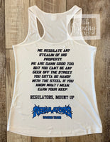 
              Women's Racerback Tank - Regulator Racing Team - Lyric Edition
            