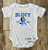 
              The Blue Dog - Baby or Toddler Complete Outfit
            