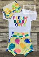 
              Feeling Berry Cute - Baby or Toddler Complete Outfit
            