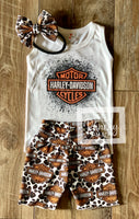 
              Cheetah Harley - Baby or Toddler Complete Outfit
            