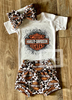 
              Cheetah Harley - Baby or Toddler Complete Outfit
            