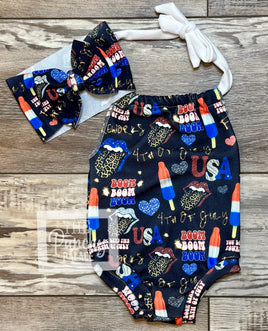 Independence Romper - Baby Complete Outfit