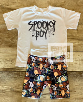 Spooky Boy Toy Story Halloween Baby and Toddler Tee and Shorts Set / Infant and Toddler Boys