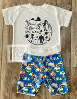 
              You’ve Got A Friend In M Best Day Ever Baby Boy and Toddler Tee and Shorts Set / Infant and Toddler Boys
            