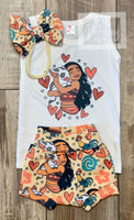 
              Moana Retro Disney Epcot - Baby or Toddler Complete Outfit
            