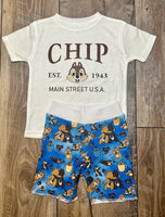 
              Chip on Mainstreet Baby and Toddler Tee and Shorts Set / Infant and Toddler Boys
            