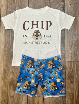 Chip on Mainstreet Baby and Toddler Tee and Shorts Set / Infant and Toddler Boys