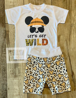 Let’s Get Wild Best Day Ever Baby Boy and Toddler Tee and Shorts Set / Infant and Toddler Boys