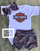 
              Harley Polka Dot Baby or Toddler Complete Outfit
            