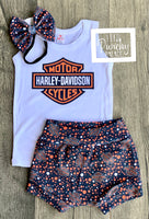 
              Harley Polka Dot Baby or Toddler Complete Outfit
            