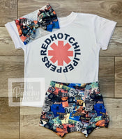 
              Rock Bands RHCP Baby Outfit Complete Set
            