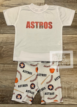 Houston Astro’s Tee and Shorts Set / Infant and Toddler Boys