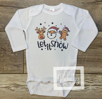 
              Baby Christmas Full Outfit - Let It Snow
            