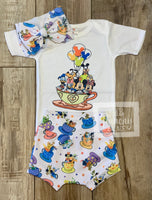 
              Disney Tea Cups - Baby or Toddler Complete Outfit
            