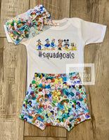 
              Disney Squad Goals - Baby or Toddler Complete Outfit
            