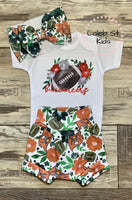 
              Bucc's  Football Girls Outfit - Baby or Toddler Complete Outfit
            