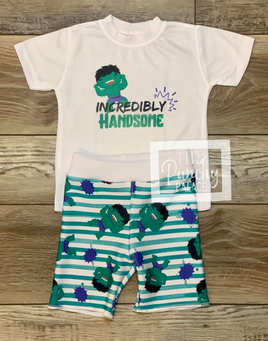 Hulk Handsome Baby and Toddler Tee and Shorts Set / Infant and Toddler Boys