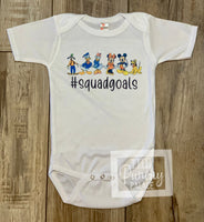 
              Disney Squad Goals - Baby or Toddler Complete Outfit
            