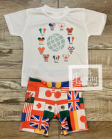 
              Epcot Around the World Baby and Toddler Tee and Shorts Set / Infant and Toddler Boys
            