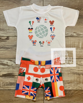 Epcot Around the World Baby and Toddler Tee and Shorts Set / Infant and Toddler Boys