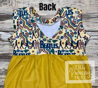 
              Beatles Rock Band Summer Romper Set - Baby or Toddler Complete Outfit
            