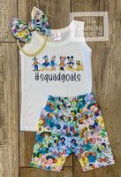 
              Disney Squad Goals - Baby or Toddler Complete Outfit
            