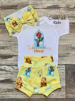 
              A Tale As Old As Time Beauty and the Beast - Baby or Toddler Complete Outfit
            