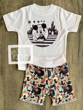 Mickey Castle Baby and Toddler Tee and Shorts Set / Infant and Toddler Boys