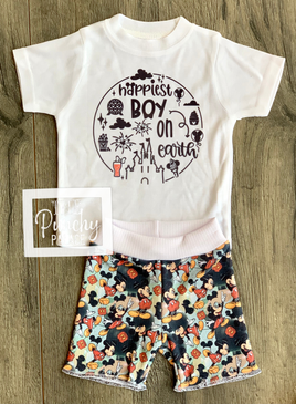 Happiest Boy on Earth Baby and Toddler Tee and Shorts Set / Infant and Toddler Boys