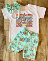 
              Hippy Hoppy Easter Bunny - Baby or Toddler Complete Outfit
            