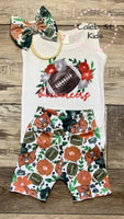 
              Bucc's  Football Girls Outfit - Baby or Toddler Complete Outfit
            